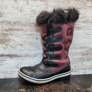 Womens Sorel Tofino Tall Winter Boots Sz 6 Used NL2013 987 Pac Snow Insulated